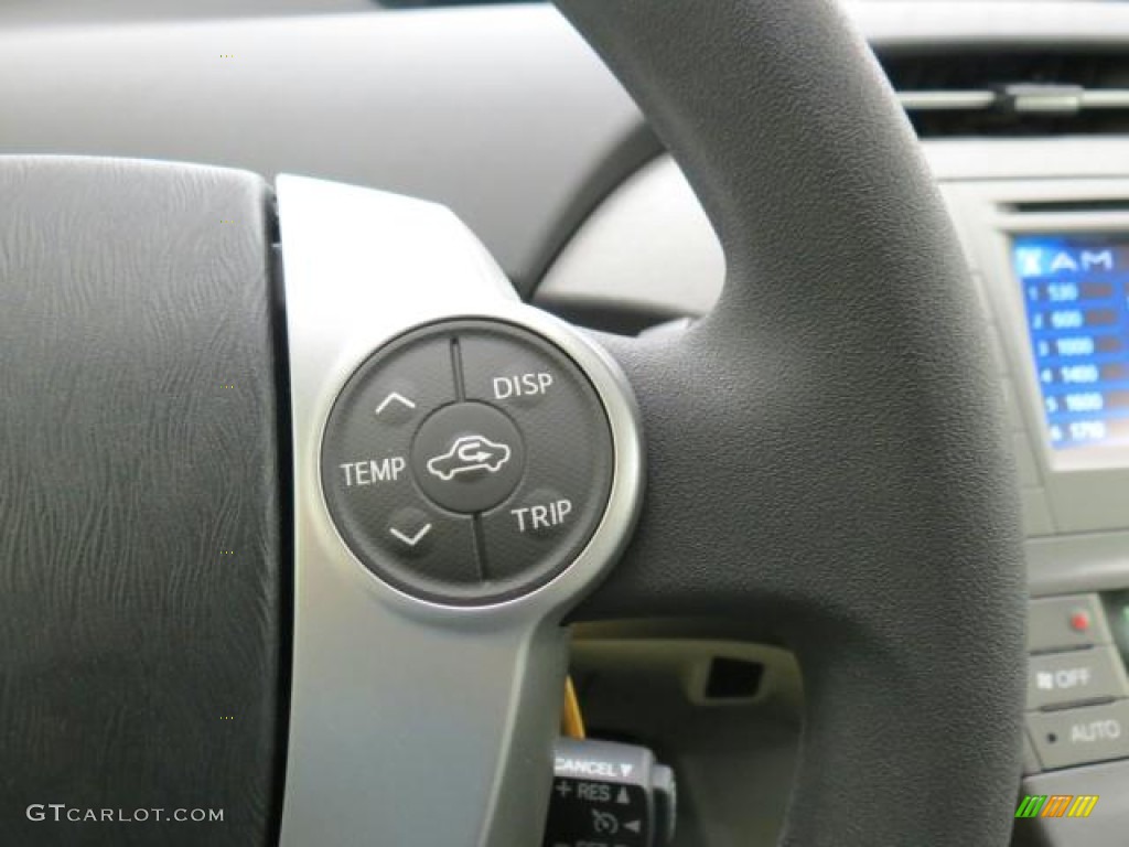 2013 Prius Two Hybrid - Nautical Blue Metallic / Misty Gray photo #14