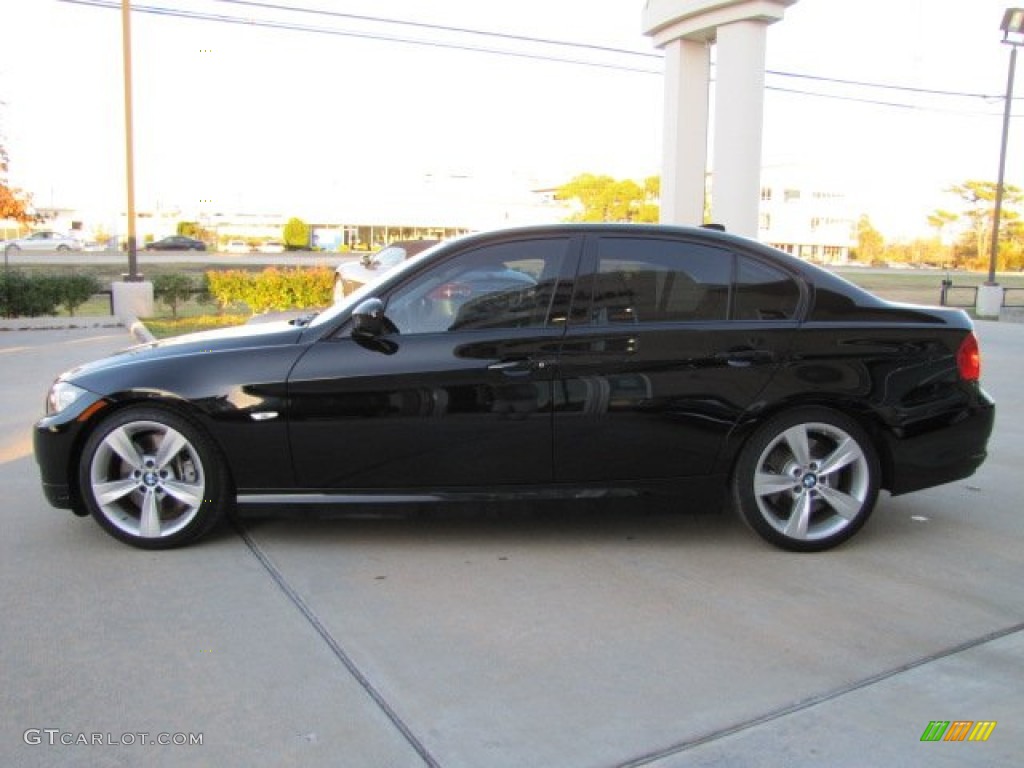 2011 3 Series 335i Sedan - Jet Black / Black photo #7