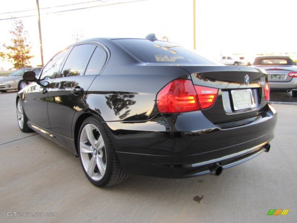 2011 3 Series 335i Sedan - Jet Black / Black photo #8