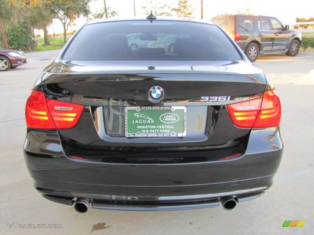 2011 3 Series 335i Sedan - Jet Black / Black photo #9