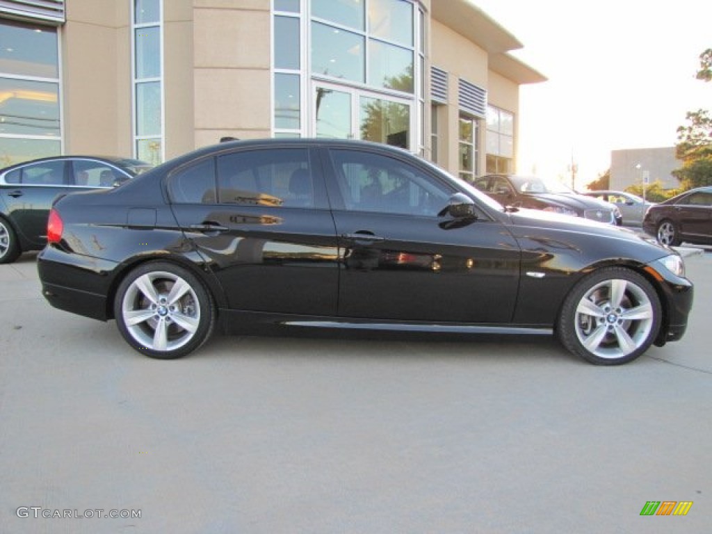 2011 3 Series 335i Sedan - Jet Black / Black photo #11