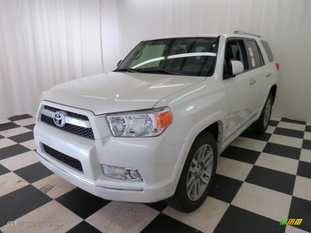 2013 4Runner Limited - Blizzard White Pearl / Black Leather photo #3