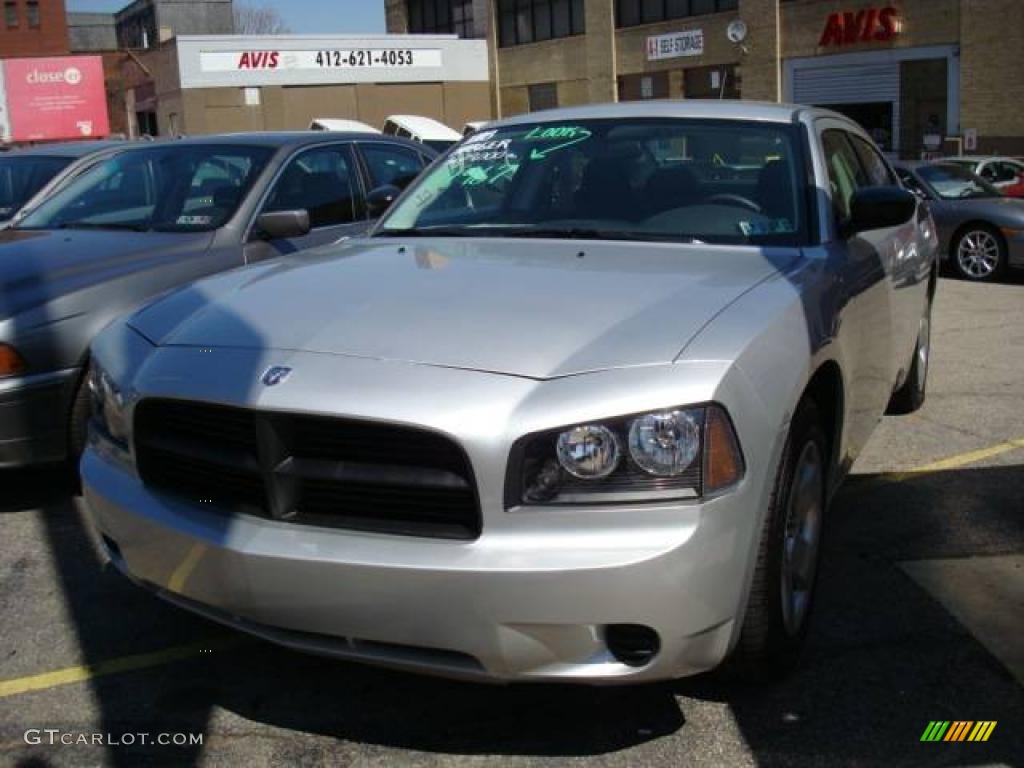 Bright Silver Metallic Dodge Charger