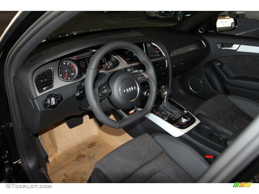 Black Interior 2013 Audi A4 2.0T quattro Sedan Photo #74915381