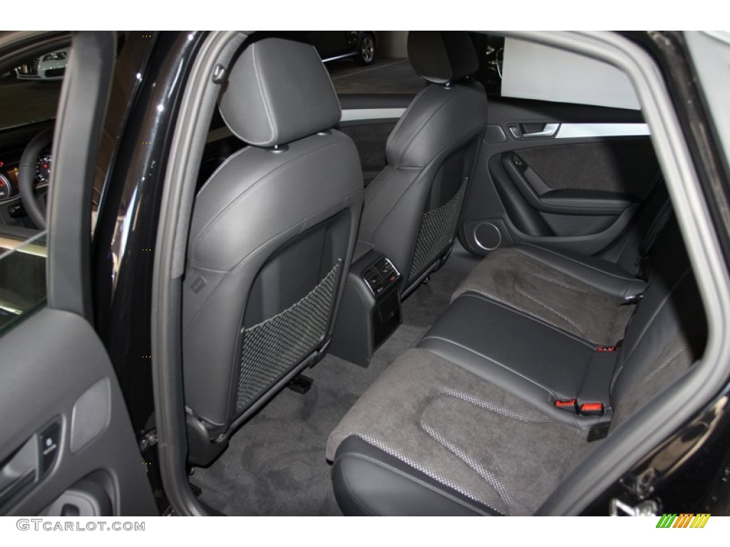 Black Interior 2013 Audi A4 2.0T quattro Sedan Photo #74915442