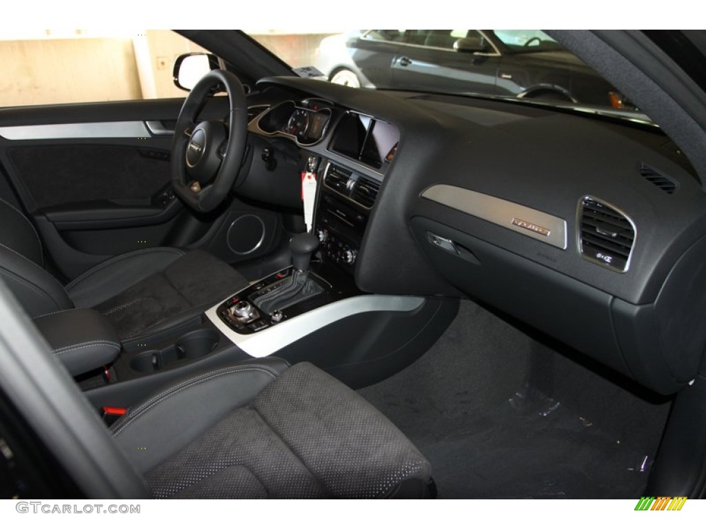 2013 Audi A4 2.0T quattro Sedan Black Dashboard Photo #74915602