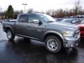 2013 Mineral Gray Metallic Ram 1500 Laramie Crew Cab 4x4  photo #2