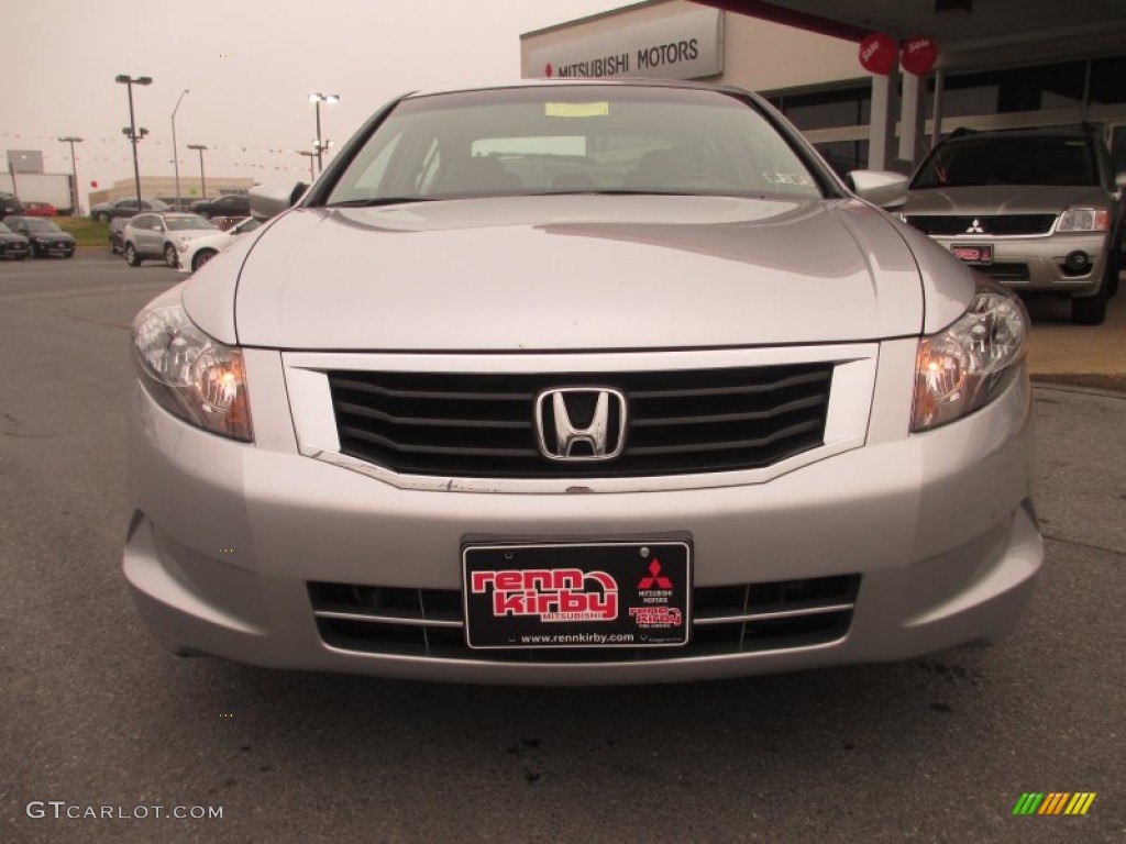 2008 Accord EX-L Sedan - Alabaster Silver Metallic / Gray photo #9