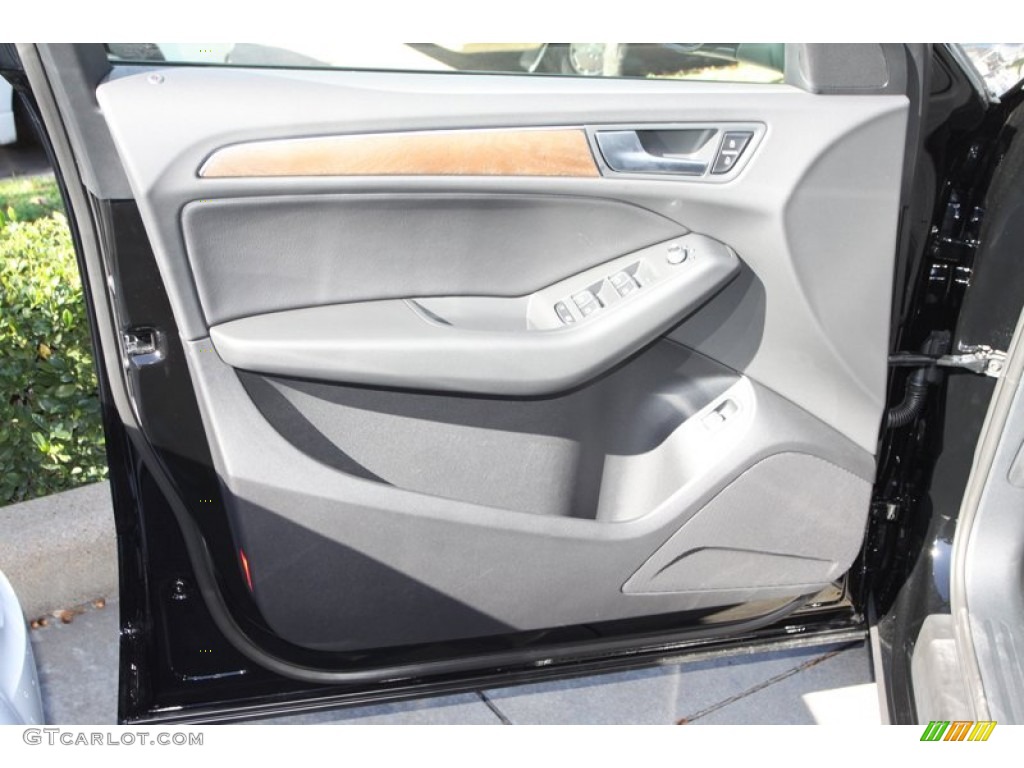2013 Audi Q5 2.0 TFSI quattro Black Door Panel Photo #74918597