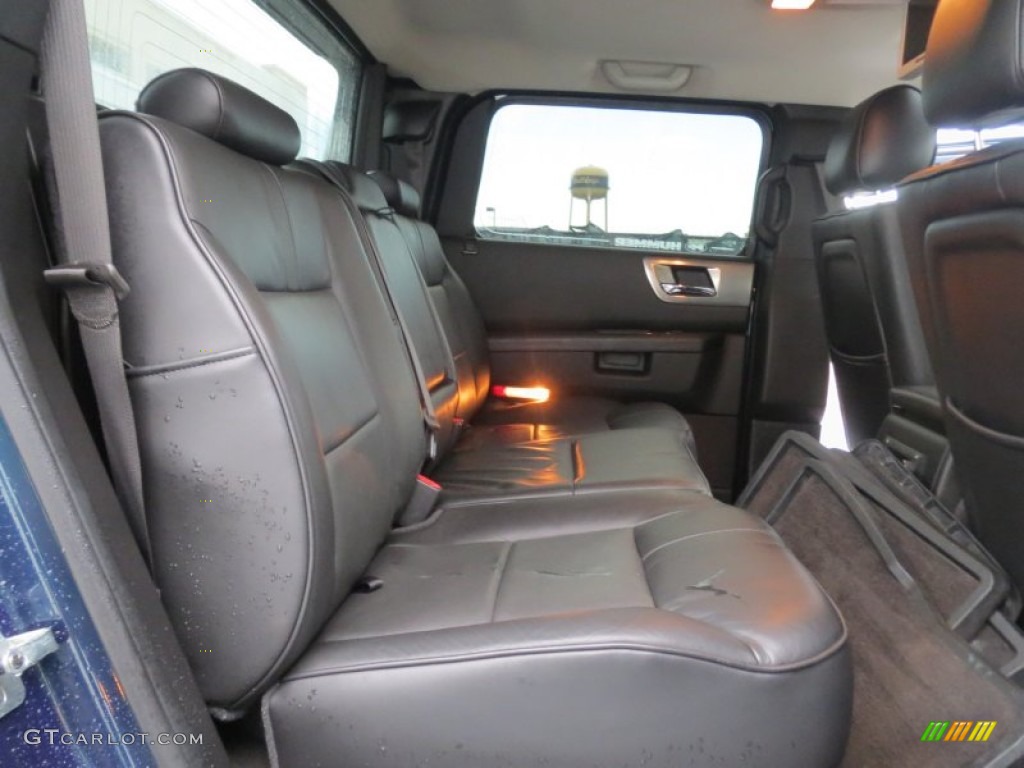 Ebony Black Interior 2008 Hummer H2 SUT Photo #74919039