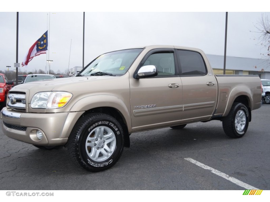 2005 Tundra SR5 Double Cab - Desert Sand Mica / Taupe photo #6