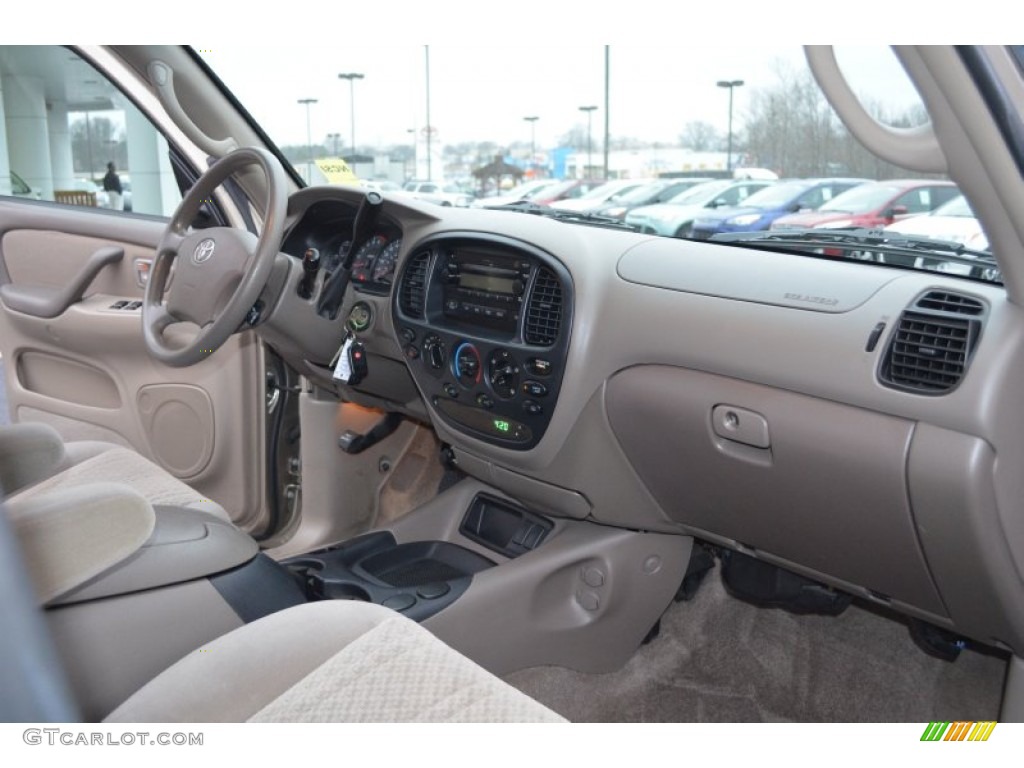 2005 Tundra SR5 Double Cab - Desert Sand Mica / Taupe photo #14