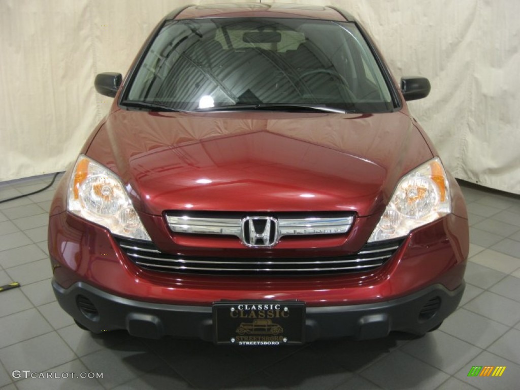 2009 CR-V EX 4WD - Tango Red Pearl / Gray photo #2