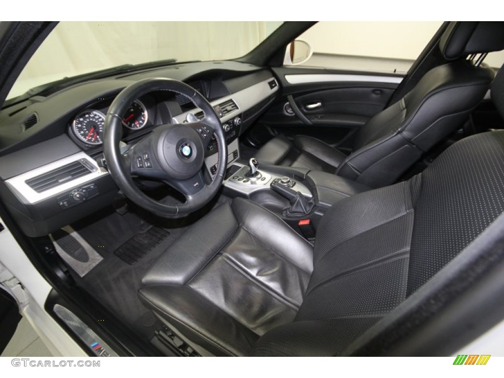 Black Merino Leather Interior 2010 BMW M5 Standard M5 Model Photo #74920803