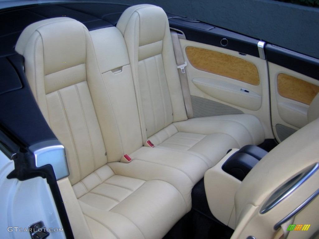 2007 Bentley Continental GTC Standard Continental GTC Model Rear Seat Photo #74921430