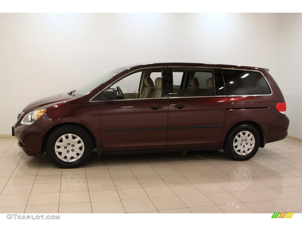 Dark Cherry Pearl 2010 Honda Odyssey LX Exterior Photo #74922924