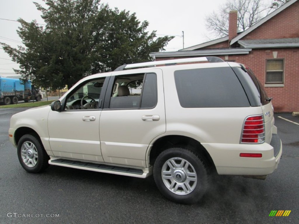 2005 Mountaineer V6 Premier AWD - Ivory Parchment Tri-Coat / Medium Dark Parchment photo #4