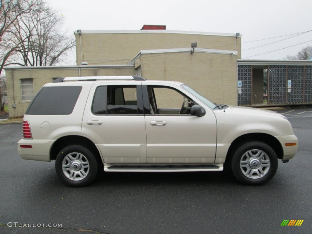 2005 Mountaineer V6 Premier AWD - Ivory Parchment Tri-Coat / Medium Dark Parchment photo #9