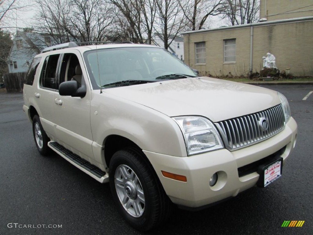 2005 Mountaineer V6 Premier AWD - Ivory Parchment Tri-Coat / Medium Dark Parchment photo #11