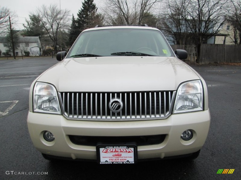 2005 Mountaineer V6 Premier AWD - Ivory Parchment Tri-Coat / Medium Dark Parchment photo #12