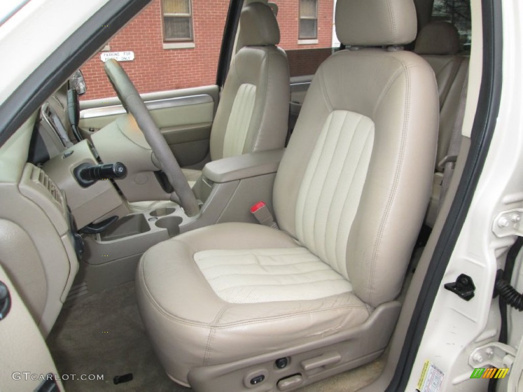 Medium Dark Parchment Interior 2005 Mercury Mountaineer V6 Premier AWD Photo #74923160