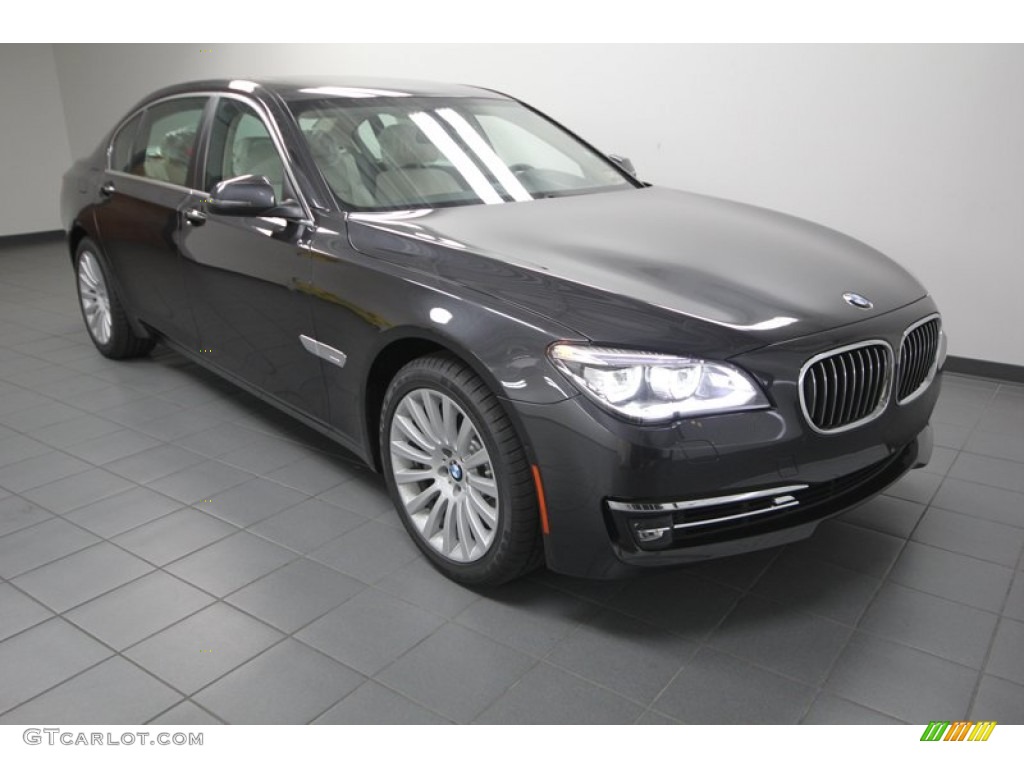 Dark Graphite Metallic II 2013 BMW 7 Series 750Li Sedan Exterior Photo #74925665
