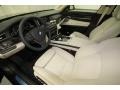 Ivory White/Black Prime Interior Photo for 2013 BMW 7 Series #74925949