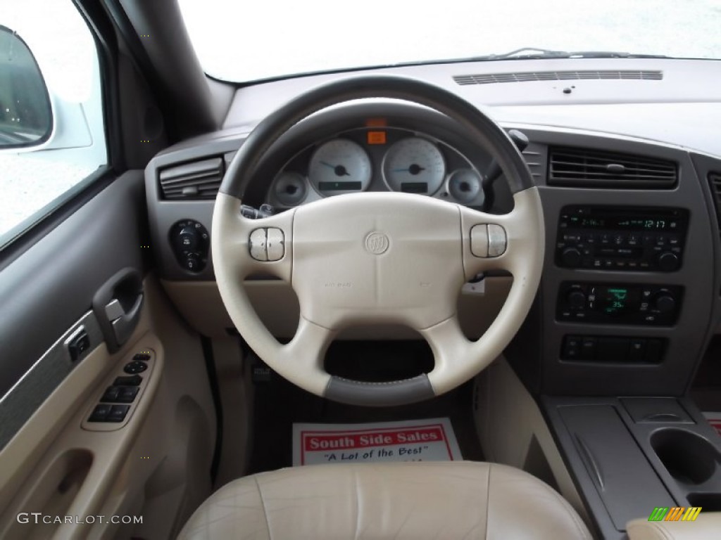 2002 Rendezvous CXL AWD - Bright White / Medium Oak photo #4