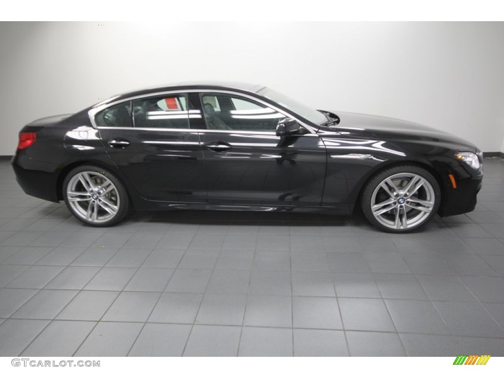 2013 6 Series 650i Gran Coupe - Black Sapphire Metallic / Black photo #2