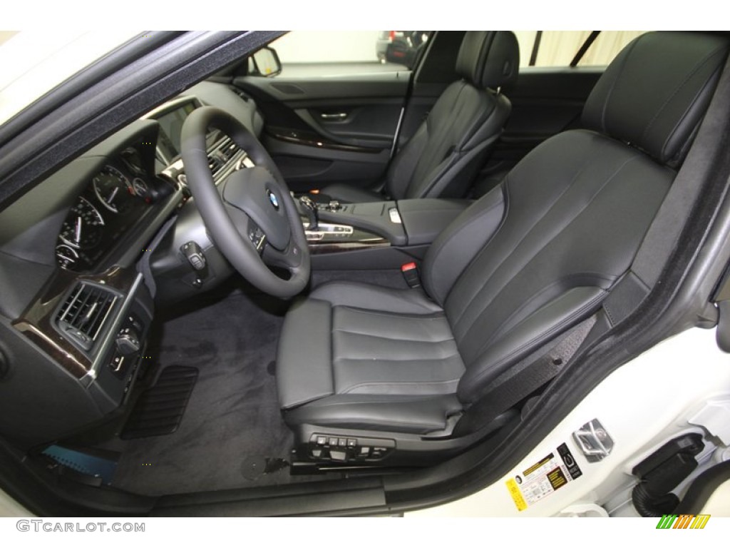 Black Interior 2013 BMW 6 Series 650i Gran Coupe Photo #74927026