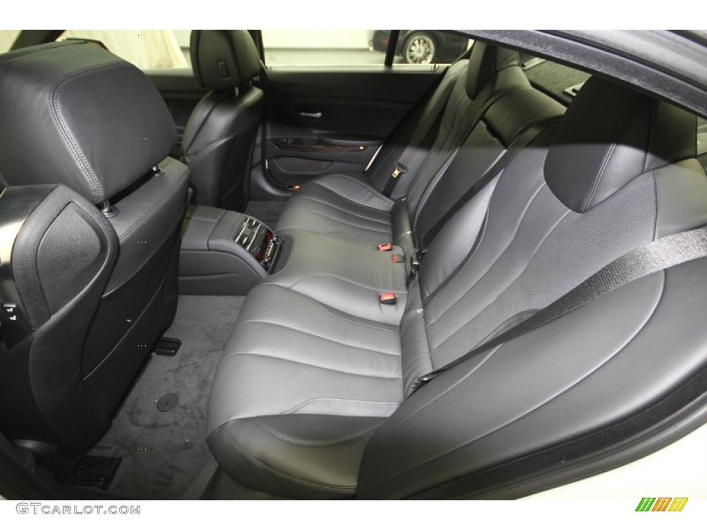 2013 BMW 6 Series 650i Gran Coupe Rear Seat Photo #74927214