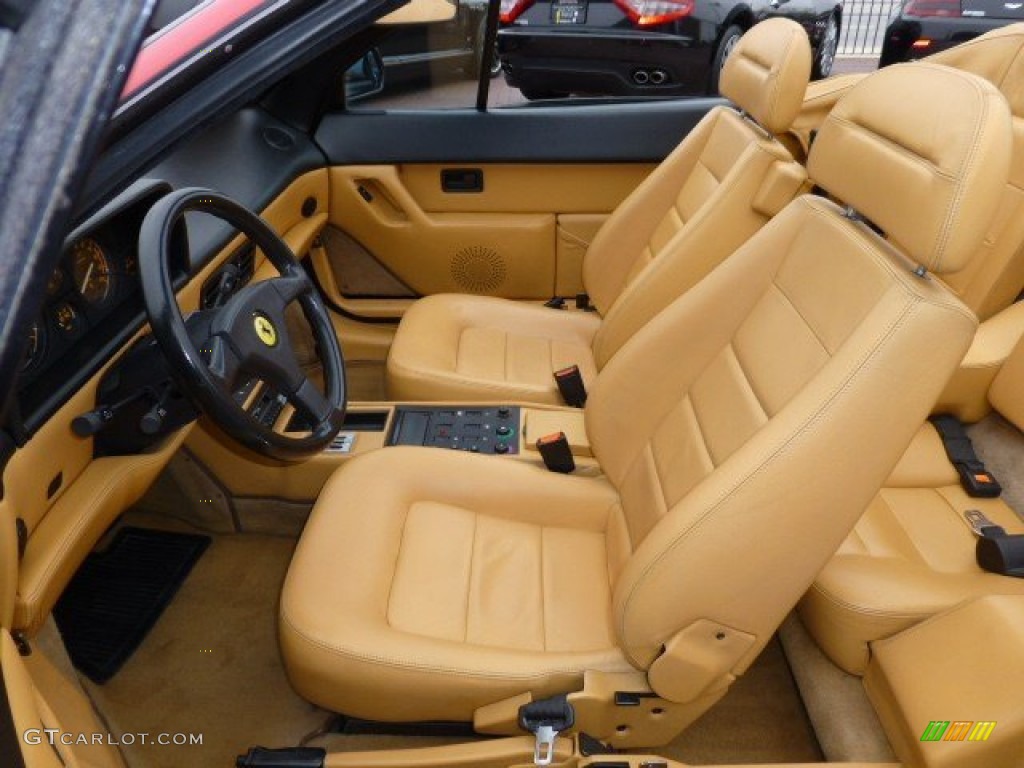 1991 Ferrari Mondial t Cabriolet Front Seat Photo #74927286