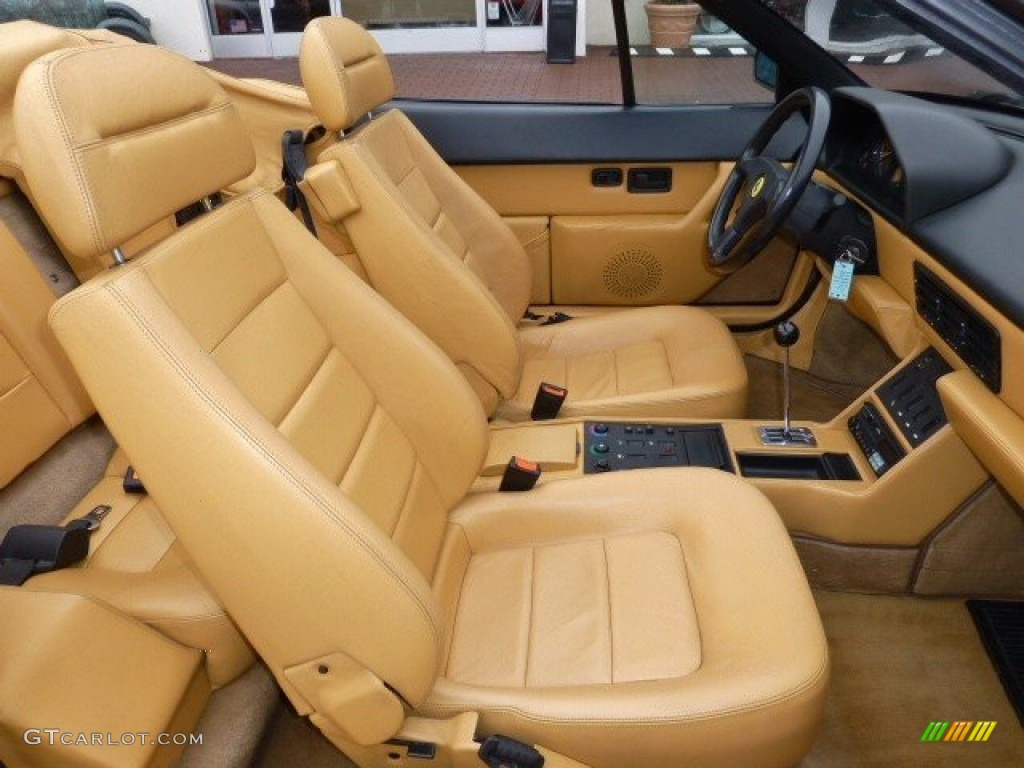 Tan Interior 1991 Ferrari Mondial t Cabriolet Photo #74927368