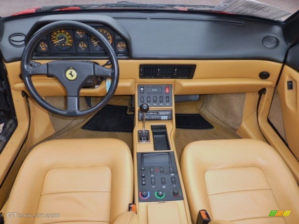 1991 Ferrari Mondial t Cabriolet Tan Dashboard Photo #74927425