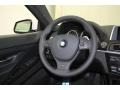 Black 2013 BMW 6 Series 650i Gran Coupe Steering Wheel