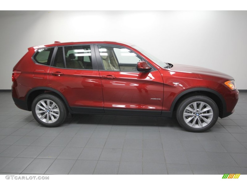 Vermillion Red Metallic 2013 BMW X3 xDrive 28i Exterior Photo #74927626