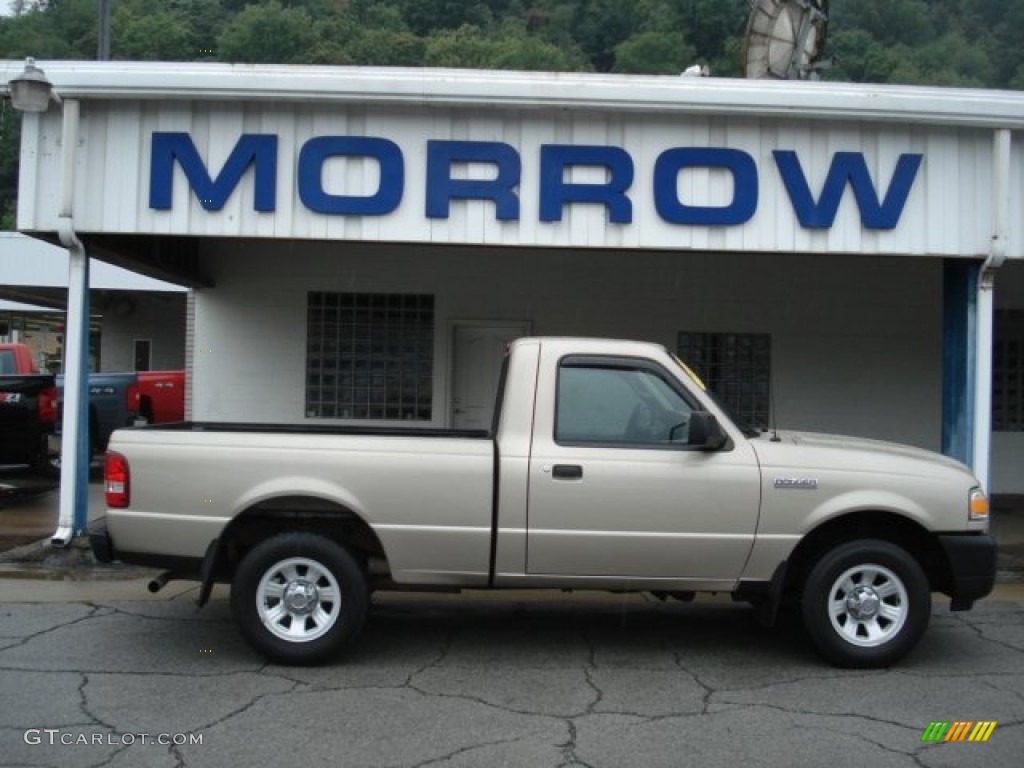 2008 Ranger XL Regular Cab - Pueblo Gold Metallic / Medium Pebble Tan photo #1