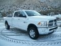 Bright White 2012 Dodge Ram 3500 HD Big Horn Crew Cab 4x4 Exterior