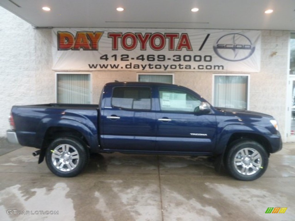 2013 Tacoma V6 Double Cab 4x4 - Nautical Blue Metallic / Graphite photo #1