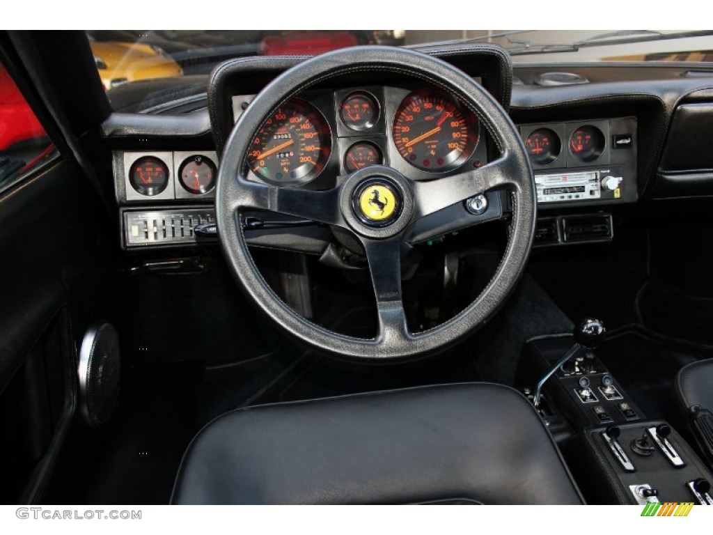 1984 Ferrari BB 512i Standard BB 512i Model Black Steering Wheel Photo #74928943