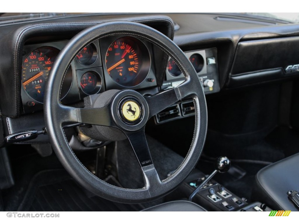 1984 Ferrari BB 512i Standard BB 512i Model Black Steering Wheel Photo #74929021