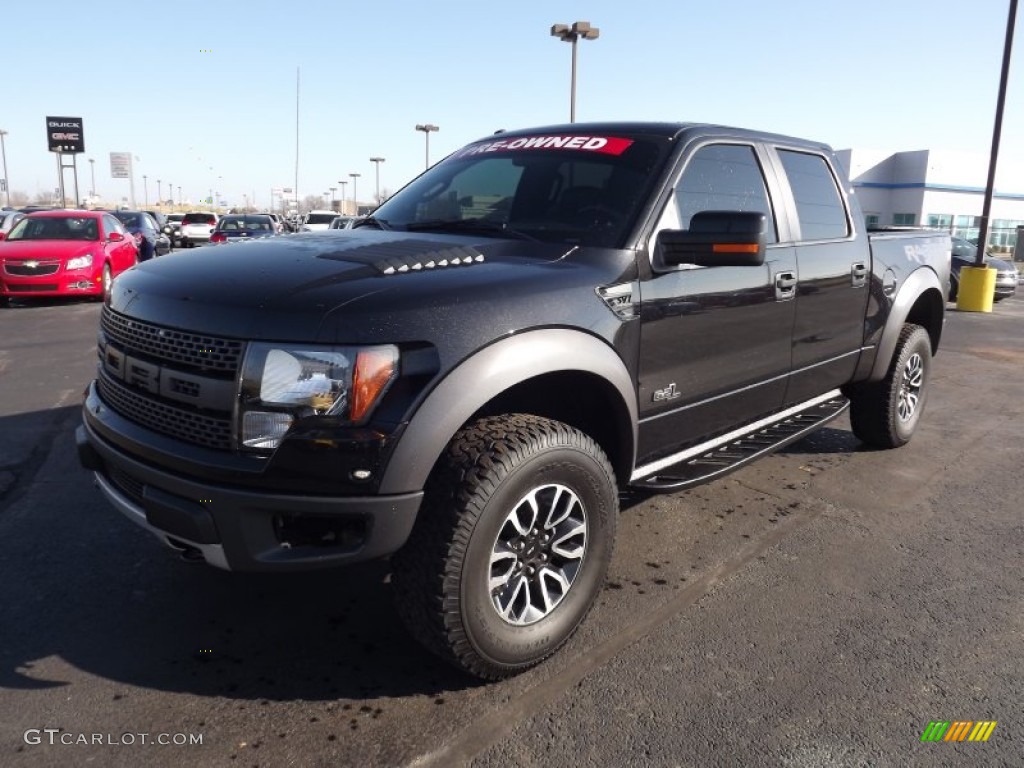Tuxedo Black Metallic 2012 Ford F150 SVT Raptor SuperCrew 4x4 Exterior Photo #74929687