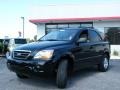 2008 Ebony Black Kia Sorento LX 4x4  photo #1