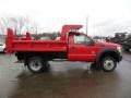 Vermillion Red 2012 Ford F550 Super Duty XL Regular Cab 4x4 Chassis
