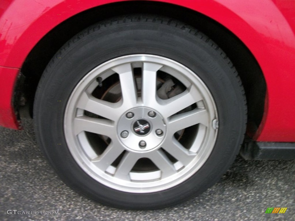 2007 Mustang V6 Premium Coupe - Torch Red / Dark Charcoal photo #9