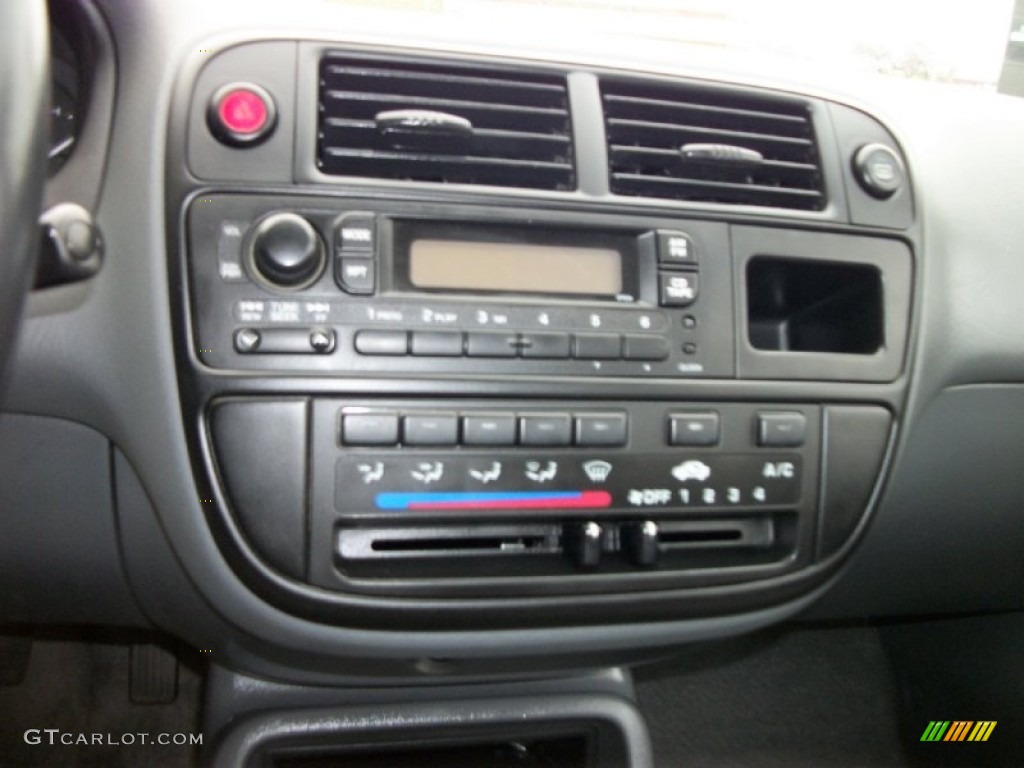 1998 Civic LX Sedan - Inza Red Pearl / Gray photo #6