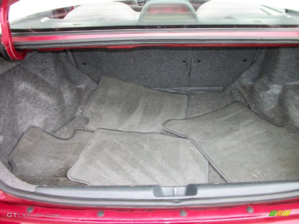 1998 Civic LX Sedan - Inza Red Pearl / Gray photo #8