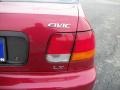 1998 Inza Red Pearl Honda Civic LX Sedan  photo #9
