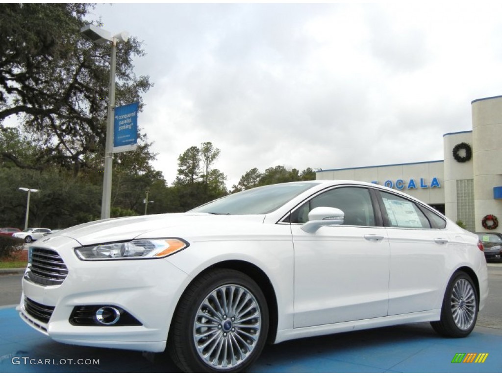 2013 Fusion Titanium - White Platinum Metallic Tri-coat / Charcoal Black photo #1