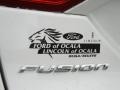 2013 White Platinum Metallic Tri-coat Ford Fusion Titanium  photo #4